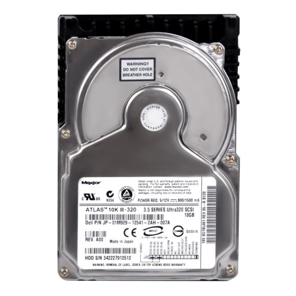 DELL 01M929 18GB 10K SCSI U320 3.5'' KU18L461