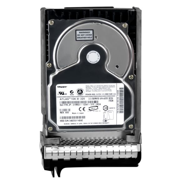 DELL 01M931 73GB 10K 8MB SCSI U320 3.5'' KU73J461