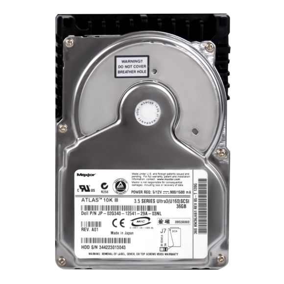 DELL 02G340 36GB 10K 8MB SCSI U160 3.5'' KW36J461