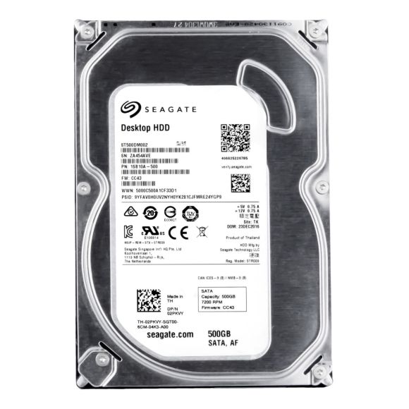 DELL 02PKVY 500GB 7.2K 16MB SATA III 3.5'' ST500DM002