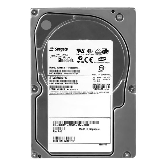 DELL 02R101 36GB 10K 4MB FC 3.5'' ST336607FC