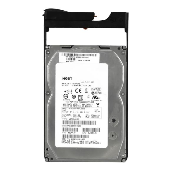 EMC 005049034 300GB SAS 15k 3.5" 118032691-A01