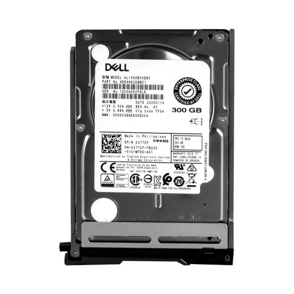 DELL 0377CF 300GB SAS-3 15K 128MB 2.5'' AL14SXB30ENY