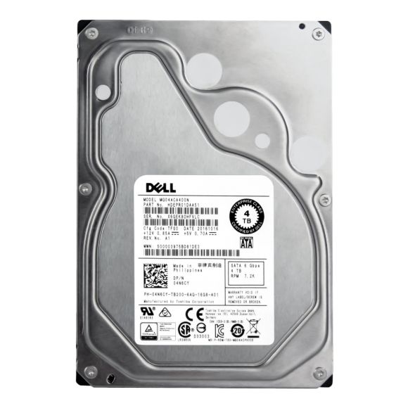 DELL 04N6CY 4TB 7.2K 128MB SATA III 3.5'' MG04ACA400N