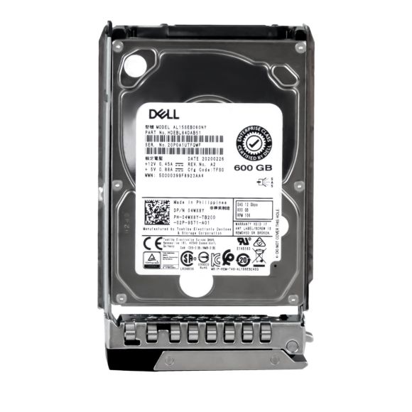 DELL 04WX8Y 600GB 10K 64MB SAS-3 2.5'' AL15SEB060NY