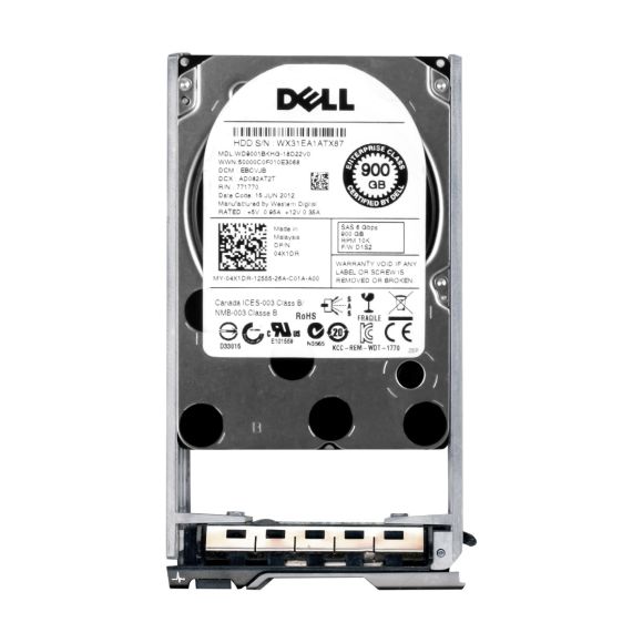 DELL ENTERPRISE 04X1DR 900GB 10K RPM SFF 2.5" SAS