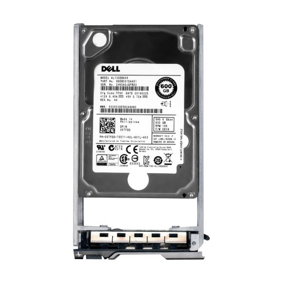 DELL 05TFDD 600GB SAS-2 10K 64MB 2.5'' AL13SEB600