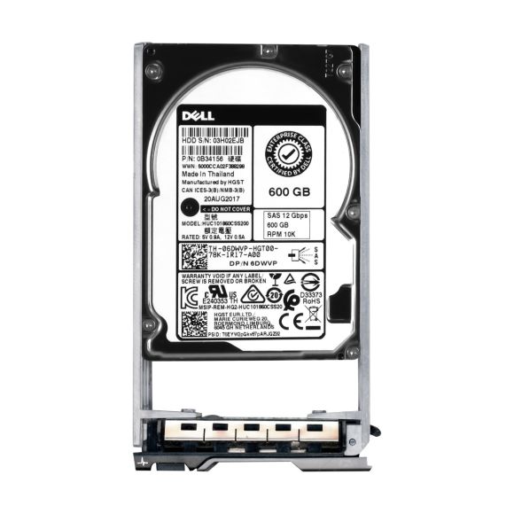 DELL 06DWVP 600GB 10K 128MB SAS-3 2.5'' HUC101860CSS200