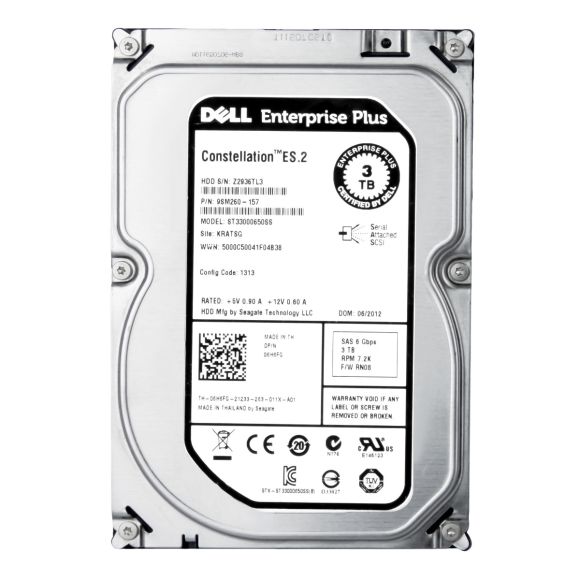 DYSK DELL 06H6FG 3TB 6G SAS 7.2K RPM 3.5"