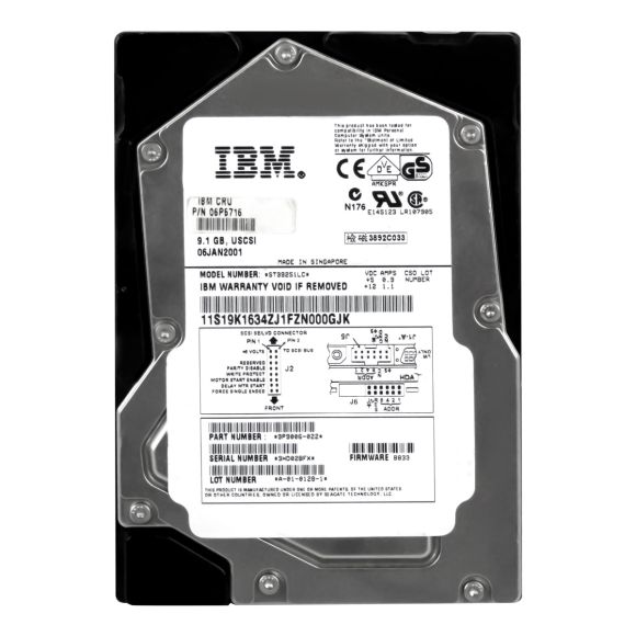 IBM 06P5716 ST39251LC 9.1GB 15K SCSI 80-PIN 3.5"