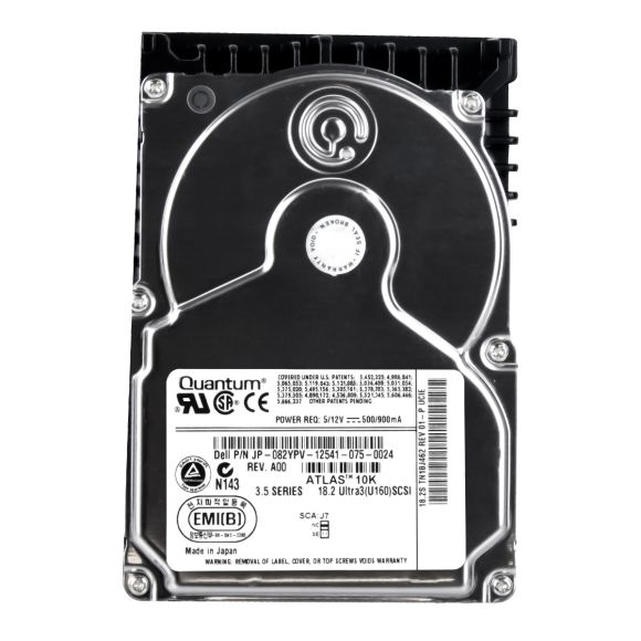 DELL 082YPV 18.2GB 10K 4MB SCSI U160 3.5'' TN18J462