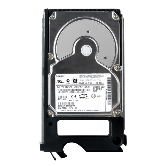 HDD DELL 08W570 73GB 10k RPM ULTRA320 SCSI 3.5" HOT SWAP