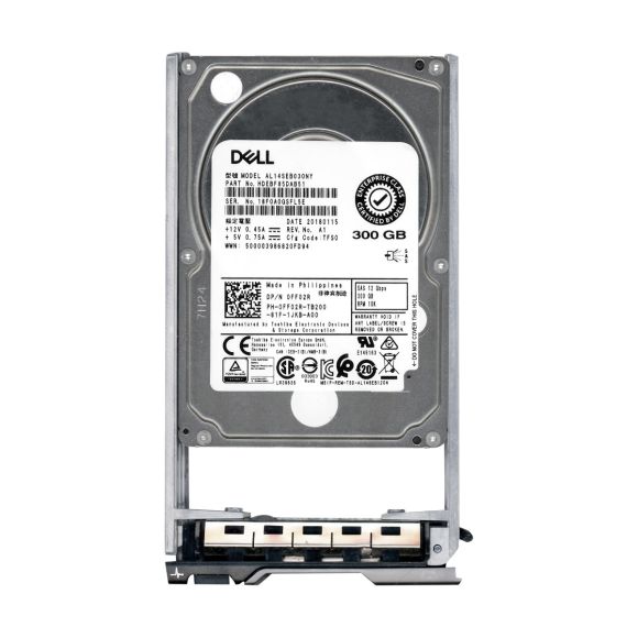 DELL 0FF02R 300GB 10K 128MB SAS-3 2.5'' AL14SEB030NY