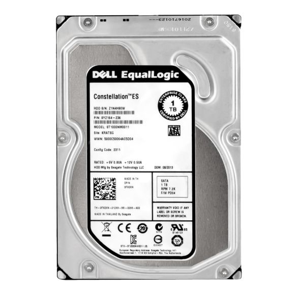 DELL EQUALLOGIC 0FX0XN 1TB SATA 6G 3.5" ST1000NM0011