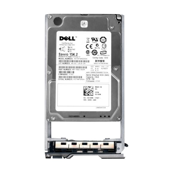 DELL 0G108N 73GB 15000RPM SAS 3GB 16MB 2.5" ST973452SS