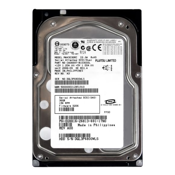 DELL 0G8816 36GB 15K 16MB SAS-1 3.5'' MAX3036RC