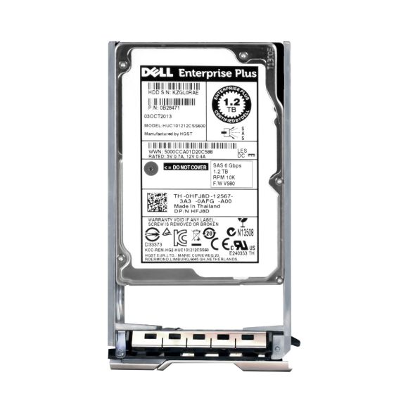 DELL 0HFJ8D 1.2TB 10K 64MB SAS-2 2.5'' HUC101212CSS600