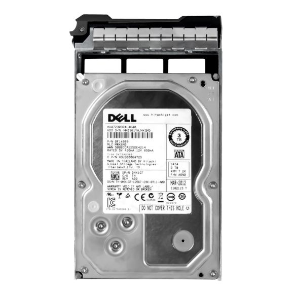 DELL 0HX1GT 3TB 7.2K 64MB SATA III 3.5'' HUA723030ALA640