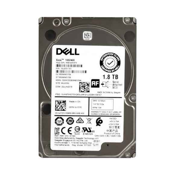 DELL 0JY57X 1.8TB 10K 256MB SAS-3 2.5'' ST1800MM0159