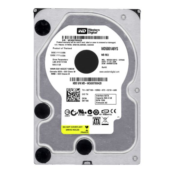 DYSK DELL 0KT108 500GB SATA 3Gb 7.2k 16MB 3.5"