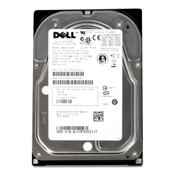 DELL 0N226K 300GB 15K RPM 3.5 SAS