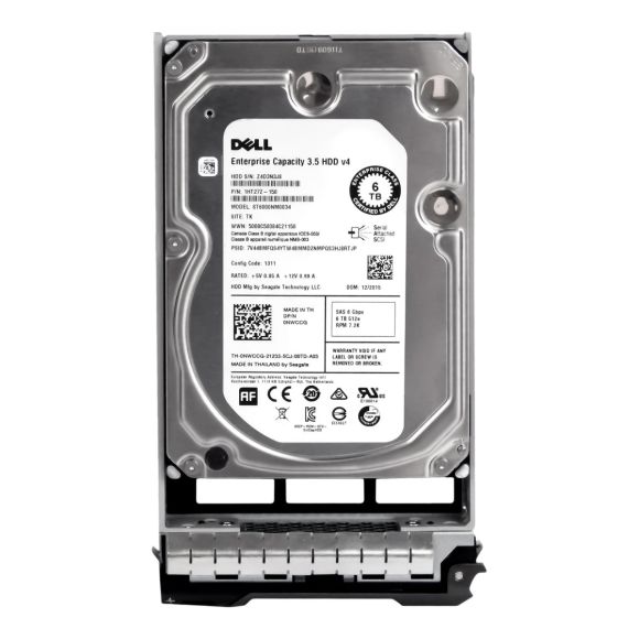 DYSK DELL 0NWCCG 6TB 7.2k 6Gb/s SAS 3.5" NWCCG