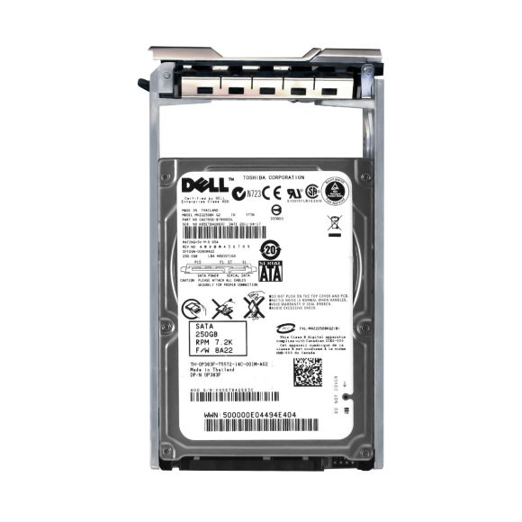 DELL 0P383F 250GB 7.2K 16MB SATA II 2.5'' MHZ2250BK