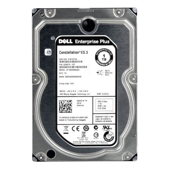 DELL 0P3HC0 1TB 7.2K 16MB SAS-2 3.5'' ST1000NM0023