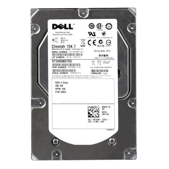 DELL 0R749K SAS 450GB 3.5 15k