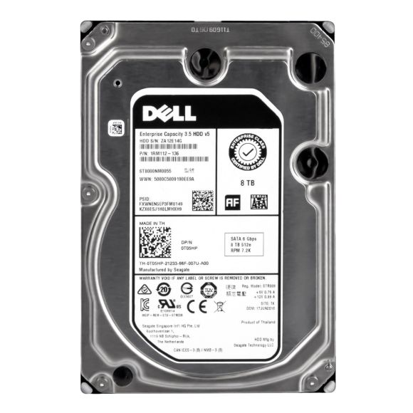 DELL 0T05HP 8TB 7.2K 256MB SATA III 3.5'' ST8000NM0055