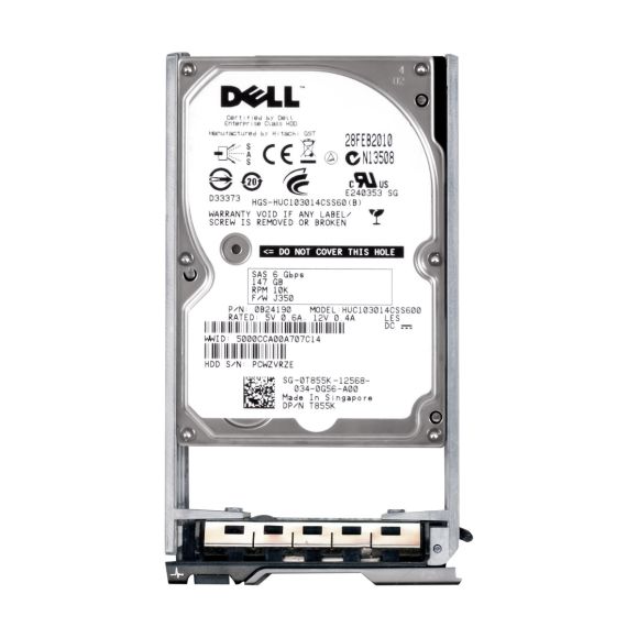 DELL 0T855K 146GB 10K 64MB SAS-2 2.5'' HUC103014CSS60