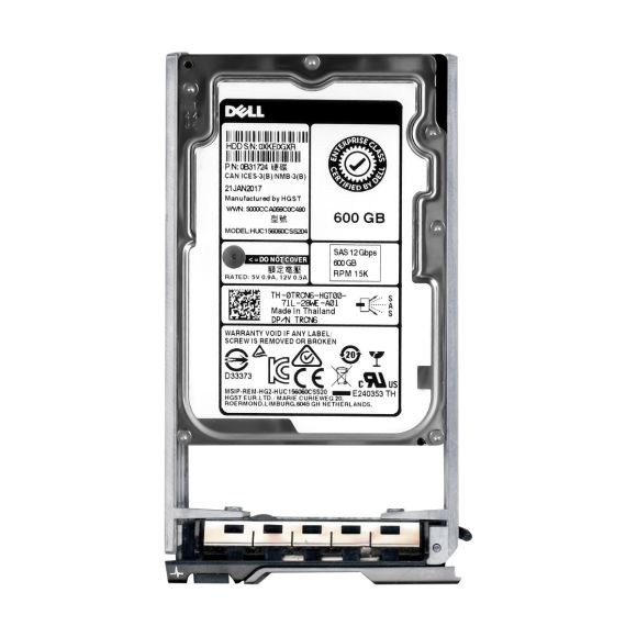 DELL 0TRCN6 600GB 15K 128MB SAS-3 2.5'' HUC156060CSS204