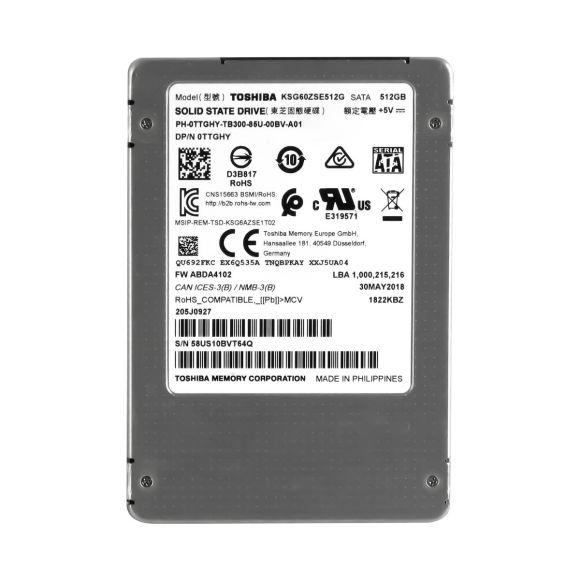 TOSHIBA SG6 512GB TLC SATA III 2.5'' KSG60ZSE512G