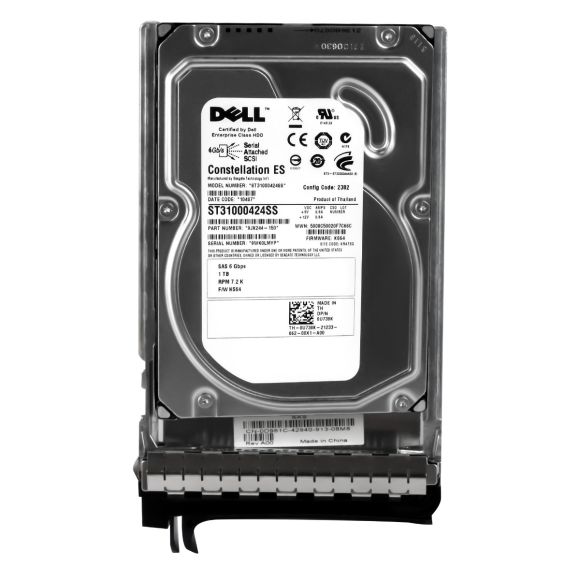 DELL 0U738K 1TB 7.2K 16MB SAS-2 3.5'' ST31000424SS