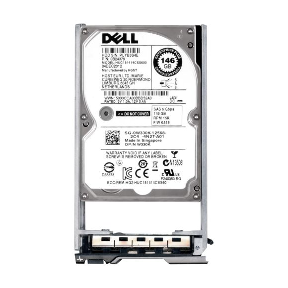 DELL 0W330K 146GB 15K RPM 6GB SAS 2.5" 0B24379