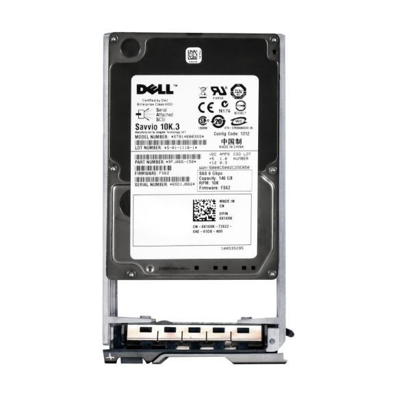 DELL 0X160K 146GB SAS-2 10K 16MB 2.5" ST9146803SS