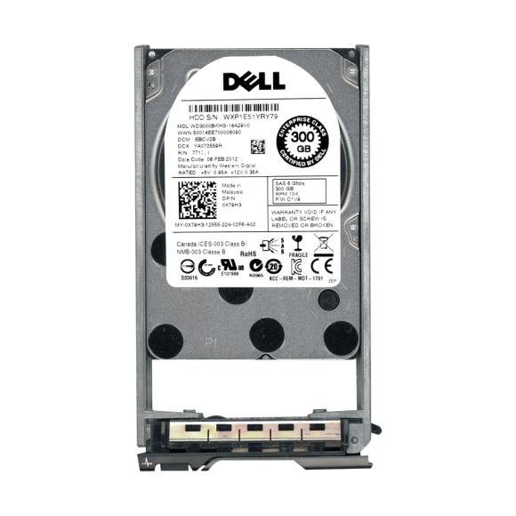 DYSK DELL 0X79H3 300GB 10K SAS 2,5" 32MB 6GB/s