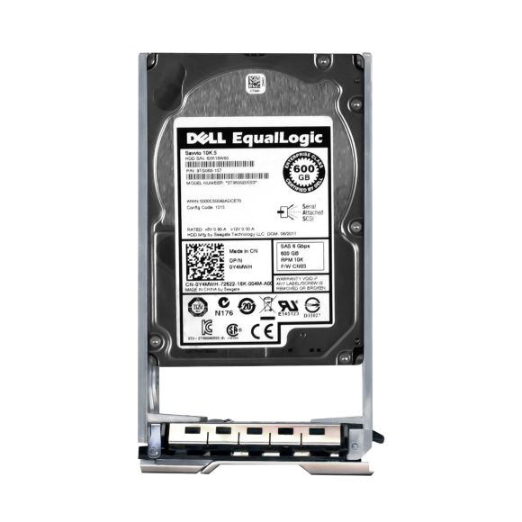 DELL 0Y4MWH 600GB 10K 64MB SAS-2 2.5'' ST9600205SS