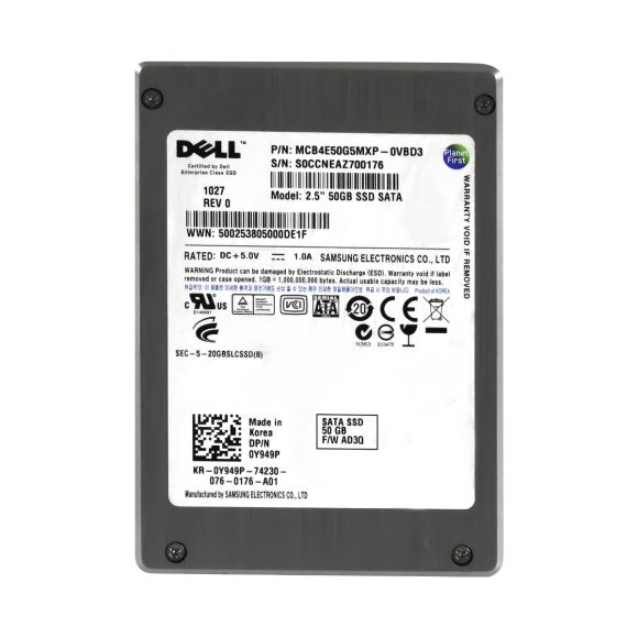 DYSK TWARDY DELL 0Y949P 50 GB SATA SSD 2.5''