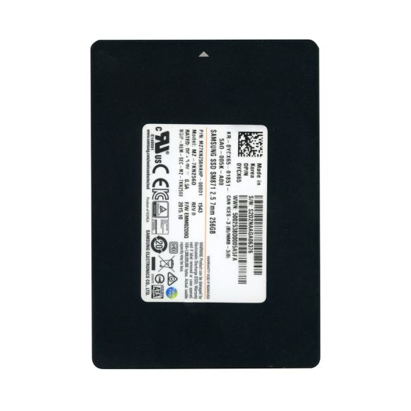 SAMSUNG SM871 256GB SATA 6Gb/s 2.5'' MZ-7KN256D 0YCX65