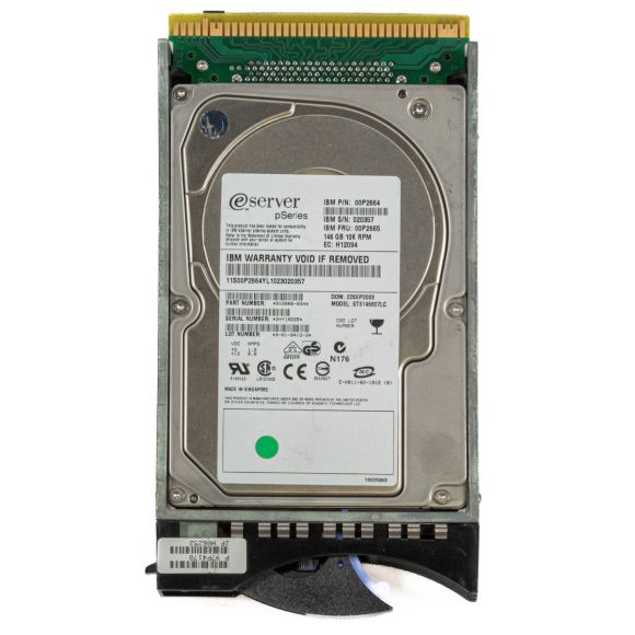 IBM 00P2665 00P2664 146GB 10K 8MB SCSI U320 3.5'' ST3146807LC