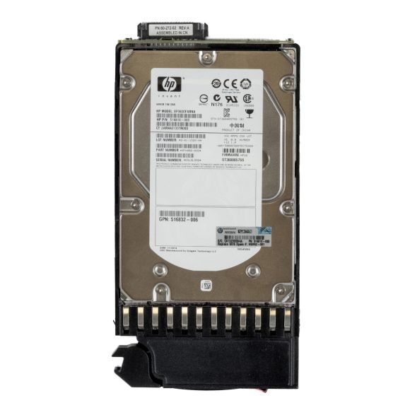 HP 601777-001 516810-003 600GB 15K 16MB SAS-2 3.5'' EF0600FARNA