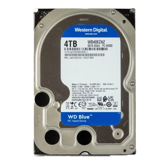 WD BLUE 4TB 5.4K 256MB SATA III 3.5'' WD40EZAZ PC HA500