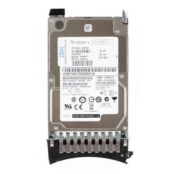 IBM 90Y8927 49Y6172 146GB 15K SAS-2 2.5'' ST9146853SS