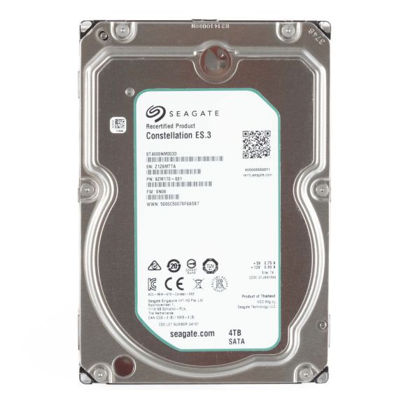 SEAGATE CONSTELLATION ES.3 4TB SATA III 7.2K 128MB 3.5'' ST4000NM0033