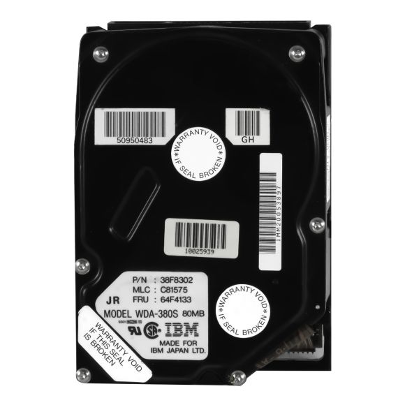 HDD IBM WDA-380S 80MB IDE 3.5''/HH 64F4133