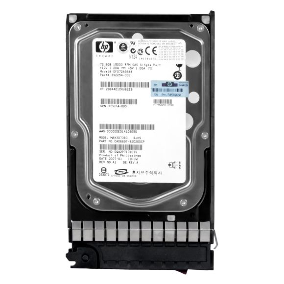 HP 392254-002 73GB 15K 8MB SAS 3.5'' DF072A9844