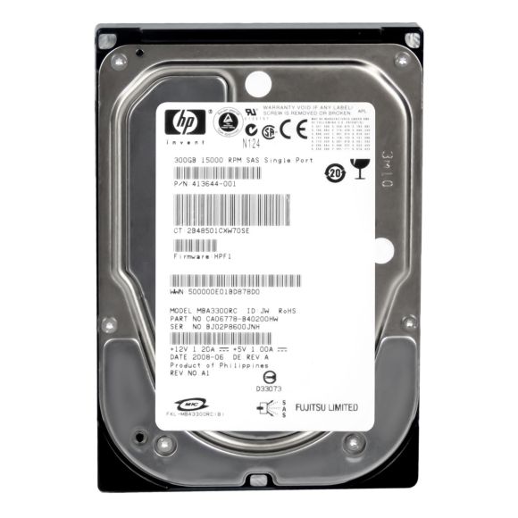 HP 413644-001 300GB 15K SAS 3.5"