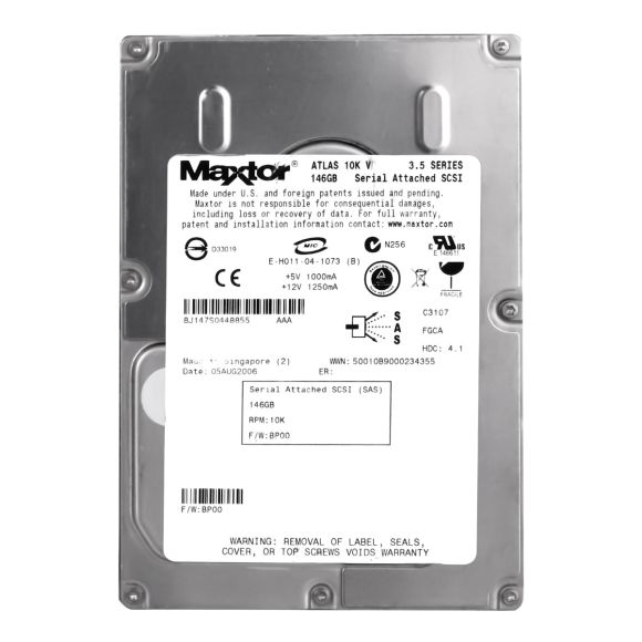 Maxtor 8J147S0 146GB 10K RPM SAS