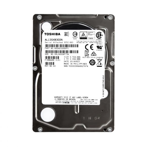 TOSHIBA 300GB 15K 64MB SAS-2 2.5'' AL13SXB300N